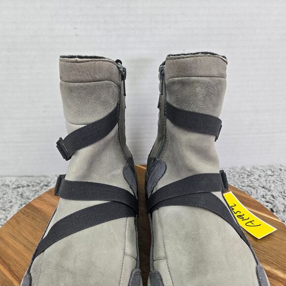 Merrell Icepack Mid Zip Polar Gray Leather 200 Gram Winter Boots Womens 8.5 - Picture 7 of 16